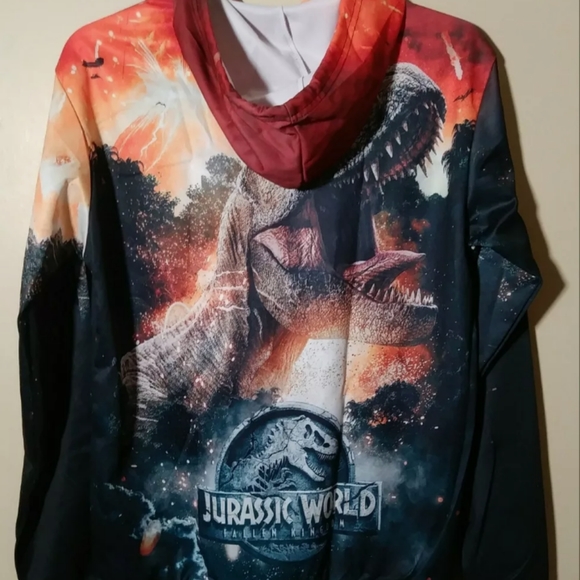Cosplay Men's Size Small Multicolored 3D Graphic Hoodie Sweatshirt - Picture 7 of 8